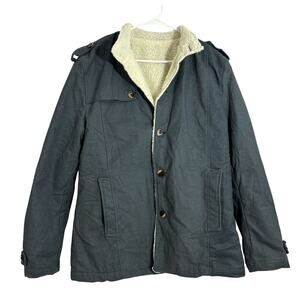 Ftimild Mens Blue Jacket Sherpa size Medium